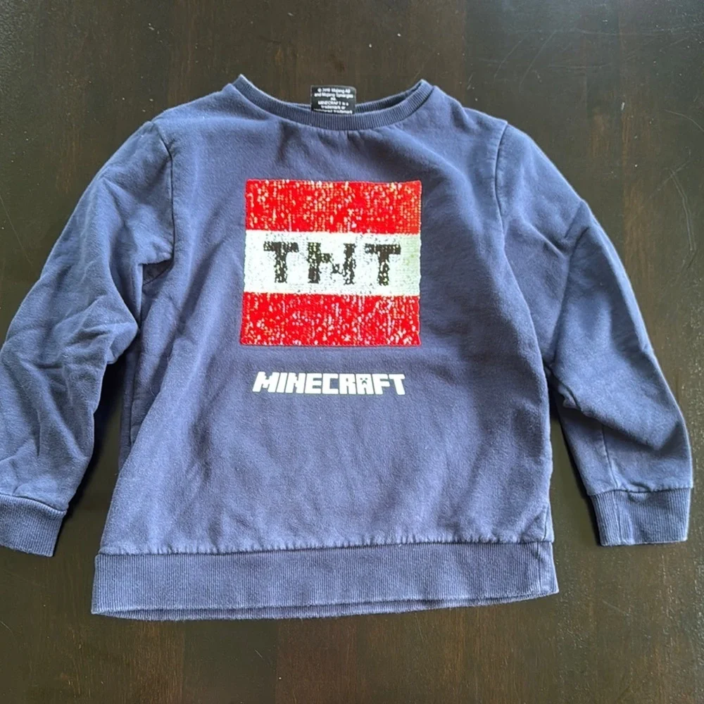 Blue and Red Graphic Hoodie with Soft Texture - Picture 1 of 3